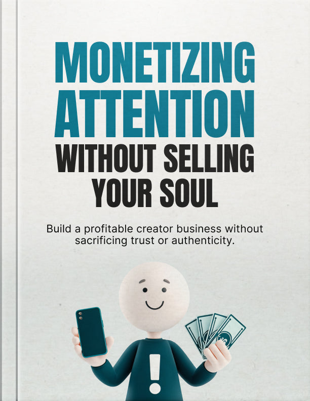 Monetizing Attention Without Selling Your Soul